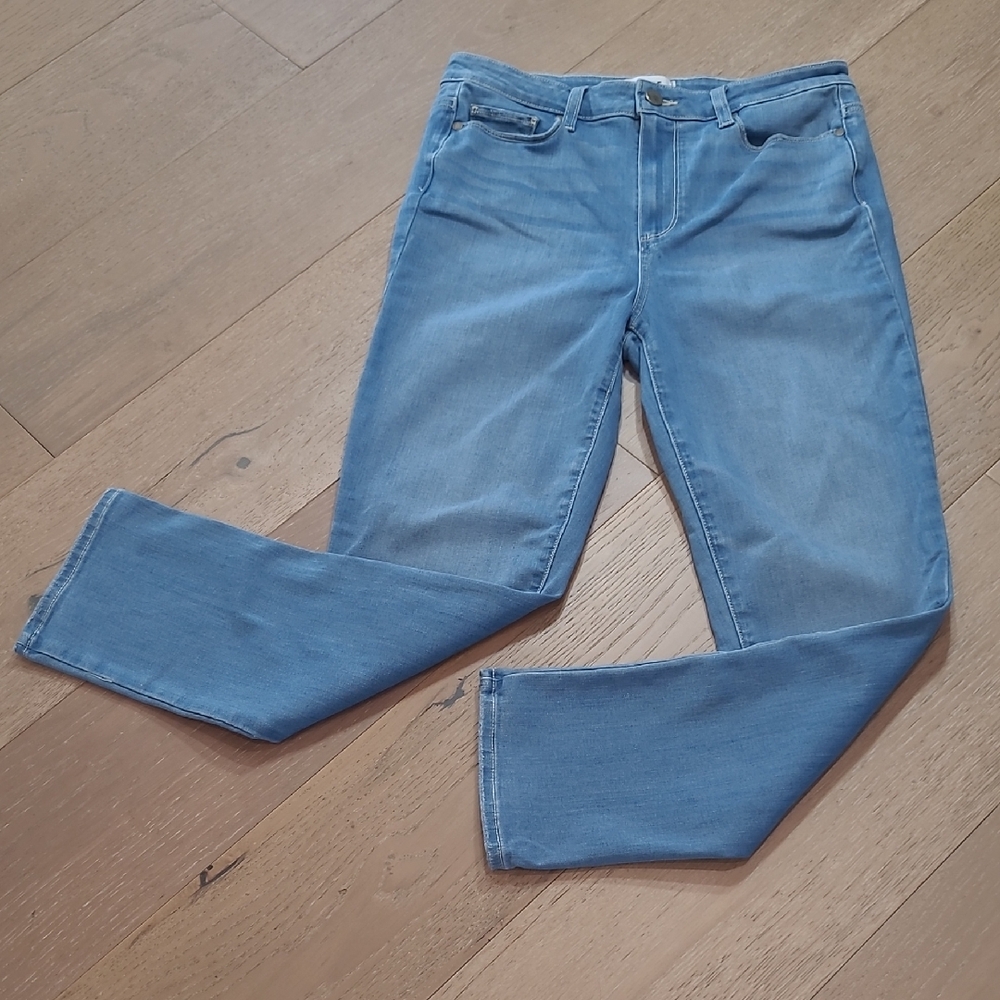 PAIGE Hoxton Slim Jeans Women's sz 30 Mid Rise Ankle Denim Jean